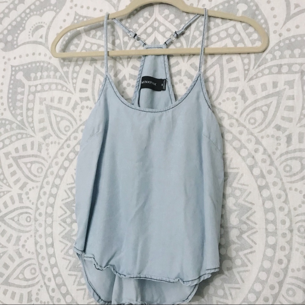 MINKPINK Chambray Tank